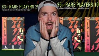 THIS IS WHAT 10x 83+ x25 & 85+ x10 PACKS GAVE US FOR TOTY!!