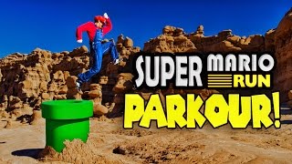 Super Mario Run Meets Parkour in Real Life! in 4K!
