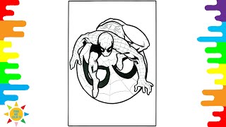 Spiderman Coloring Page|Spiderman Big Head Coloring Page|Laszlo - Imaginary Friends [NCS Release]