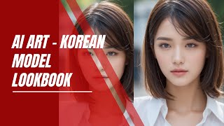 AI ART KOREAN MODEL FASHION LOOKBOOK VIDEO HD 4K