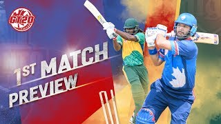 1st Match Review | Toronto National Vs Vancouver Knights |Match Highlights | GT20 Canada 2019