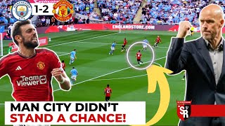 Erik Ten Hag got his Tactics SPOT ON | Manchester United V Man City Tactical Analysis | Fa Cup Final