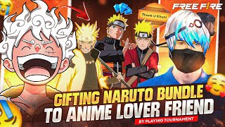 My Anime Lover Friend ❤️‍🔥 want Naruto Bundle 🥷On His Birthday 🎂 #freefire #desikiller #naruto