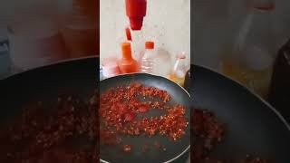 රොටී  කන්න මම හදපු චිලි පේස්ට් එක#food #yourhobbies #cooking #song #recipe