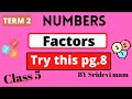 5th maths tamil Term 2 Chapter 2 ( Numbers ) factors try this pg 9 TN Samacheer class 5 maths