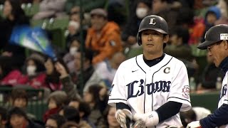 【プロ野球パ】ガチ! マジ! キャプテン栗山がリードを広げるタイムリー 2015/03/14 L-G