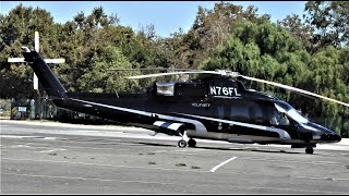 Sikorsky S-76 Start-Up & Takeoff Twin-Engine Executive N76FL Just Like Queen Elizabeth II Helicopter