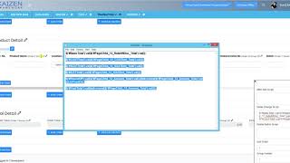 Detail Change Script. Kaizen Framework.