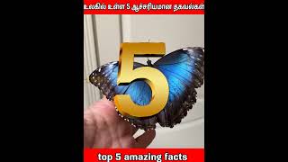 உலகில் உள்ள 5 ஆச்சரியமான தகவல்கள் top 5 amazing facts in Tamil