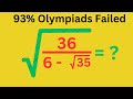 The Hardest Math Olympiad Problem || Solve it Without Calculator ||