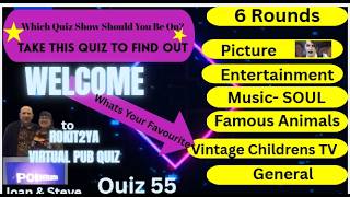 Rokit2ya Virtual Pub Quiz 55#pubquiznight #triviawithanswers #marylinmanson #Childrenstvquiz