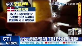 【每日必看】O病毒變種流行國丹麥 二月起大幅解除防疫限制｜Omicron歐洲強勢蔓延 占義大利新增確診96%@中天新聞CtiNews 20220129