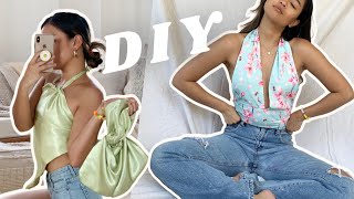 DIY ~TRENDY~ TOPS! | beginner and no sew