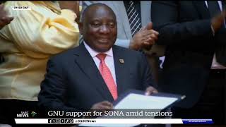 GNU support for SONA amid tensions