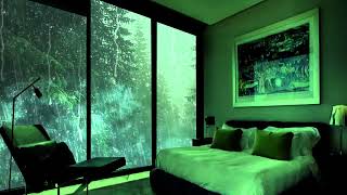 Rain Sounds For Sleeping -  99% Instantly Fall Asleep With Rain Through Window At Night