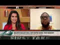 fly eagles fly 🦅 kevin hart s super bowl prediction for philly u0026 beef with stephen a. 😆 first take