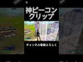 ピースコントロールクリップ fortnite フォートナイト shorts ピースコントロール yoasobi