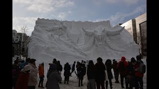 札幌雪祭り2018開幕大通り公園１～8丁目