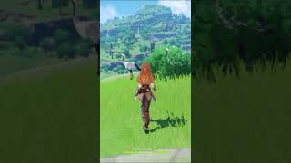 First Thing Travelers do when they get Aloy  -Genshin Impact #shorts