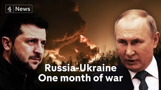 Russia-Ukraine Timeline: The first month of war