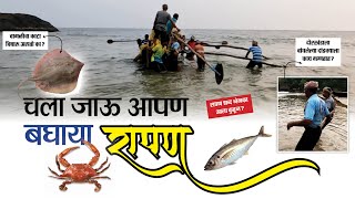 चला जाऊ आपण;बघाया रापण ।। कोकणातील मासेमारी ।। rapan ।। FISHING