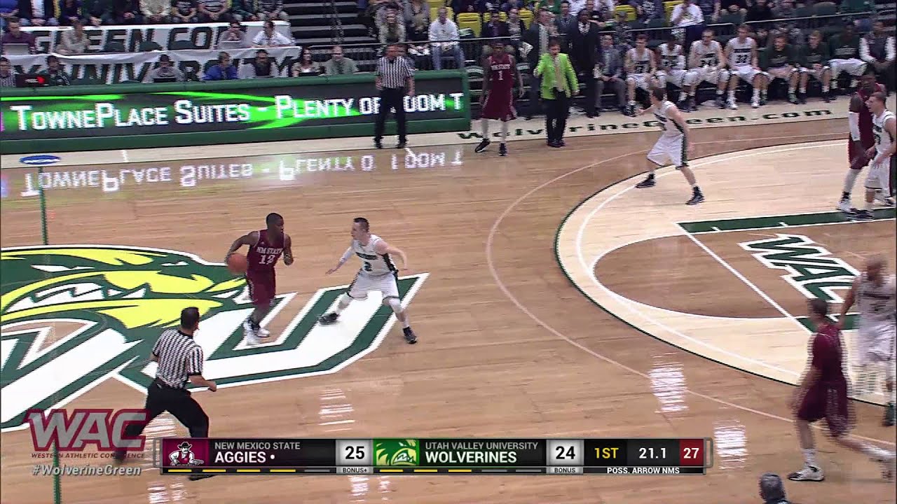 UVU: Men's Basketball Vs. New Mexico State 2014 - YouTube