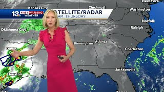 Tropical humidity will stir more scattered storms through the weekend