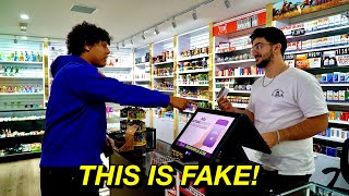 Acting SUS While Buying Vapes!