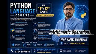 Arithmetic operations in Python