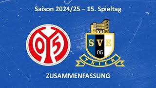 SVE-TV: FSV Mainz 05 II vs. Eintracht Trier - Highlights (15. Spieltag Saison 24/25)