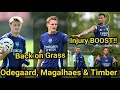 Breaking✅️ Odegaard Started Training on Grass | Timber, Magalhaes, Calafior Injury BOOST! Arsenal