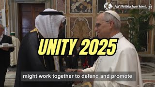 Popes Newest Push For Unity In 2025