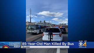 85-Year-Old Man Struck By RTD Bus In Boulder