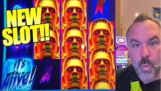 I found the NEW Frankenstein Slot Machine in Foxwoods and LAND 2 Hand Pays