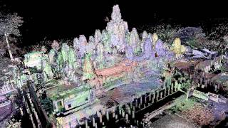 Generation of the 3D model of the Bayon Temple and Its applications