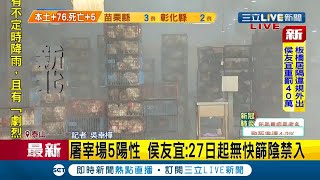 #三立最新 新北泰山家禽運屠宰場爆群聚感染5移工快篩陽性 侯友宜:27日起無快篩陰禁止進入｜記者 吳幸樺｜【LIVE大現場】20210625｜三立新聞台