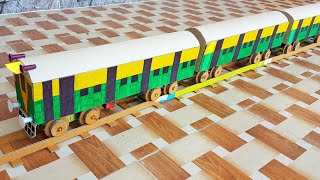 How To Make Train | How To Make Train With Cardboard
