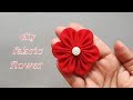 How to make an adorable fabric flower in just few minutes / DIY Flower