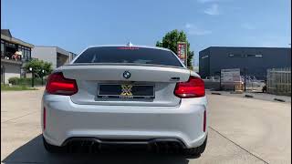 BMW M2C equal length OPF back exhaust by X-Haust. Perfect sound for M2 Competition!