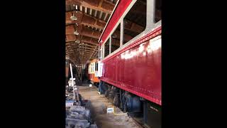 Tour of the Phantom Woods car barn