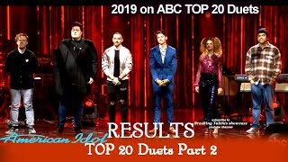 RESULTS Who Made It To Top 14? Eliminated? Part 2 | American Idol 2019 TOP 20 Celebrity Duets
