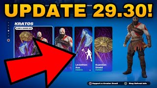 KRATOS SKIN + LEVIATHAN AXE PICKAXE RETURN RELEASE DATE IN FORTNITE ITEM SHOP UP