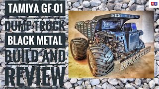 Tamiya GF-01 Black Metal Dump Truck Build \u0026 Review