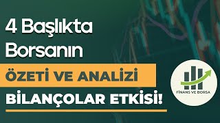 BORSA YÜKSELİŞİ NE ZAMAN? BORSADA BİLANÇOLAR ETKİSİ!