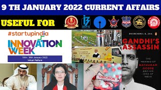 9 TH JANUARY CURRENT AFFAIRS 💥(100% Exam Oriented)💥USEFUL FOR ALL COMPETITIVE EXAMS | Chandan Logics