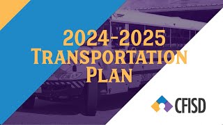 2024-2025 Transportation Plan