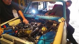 R5 Alpine Turbo Injection, First Startup Engine View