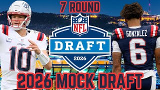 New England Patriots 2026 7-Round Mock Draft | Offensive Line OVERHAUL!