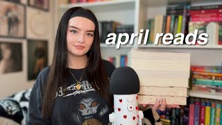 ASMR the 11 books i read in april 🌦️ monthly reading wrap up