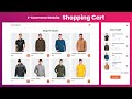How To Create Add To Cart Shopping Using HTML CSS And JavaScript | Shopping Cart In JavaScript